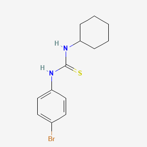 molecular formula C13H17BrN2S B5814258 1-(4-Bromophenyl)-3-cyclohexylthiourea CAS No. 39007-00-6
