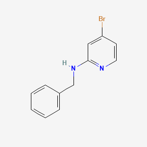 molecular formula C12H11BrN2 B581438 N-苄基-4-溴吡啶-2-胺 CAS No. 1209457-90-8