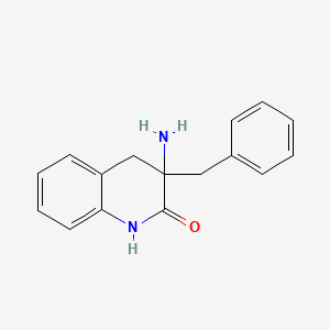3-amino-3-benzyl-3,4-dihydroquinolin-2(1H)-one