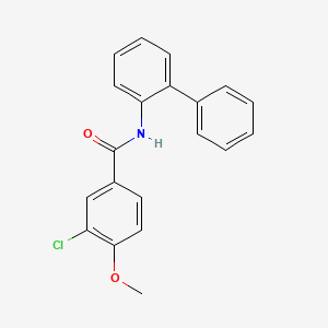 molecular formula C20H16ClNO2 B5814552 N-(biphenyl-2-yl)-3-chloro-4-methoxybenzamide 
