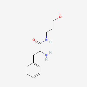 molecular formula C13H20N2O2 B581460 2-Amino-N-(3-methoxypropyl)-3-phenyl-DL-propanamide CAS No. 1218331-10-2