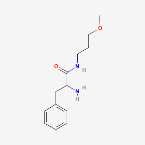 molecular formula C13H20N2O2 B581460 2-Amino-N-(3-methoxypropyl)-3-phenylpropanamide CAS No. 1218331-10-2