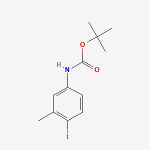 molecular formula C12H16INO2 B581466 tert-Butyl (4-iodo-3-methylphenyl)carbamate CAS No. 1221793-58-3