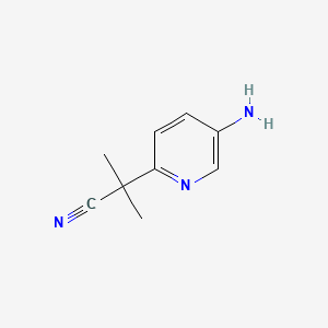 2-(5-Aminopyridin-2-YL)-2-methylpropanenitrile