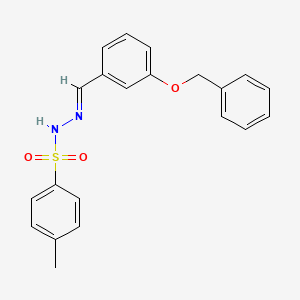 molecular formula C21H20N2O3S B5814780 N'-(3-(Benzyloxy)benzylidene)-4-methylbenzenesulfonohydrazide CAS No. 344943-75-5