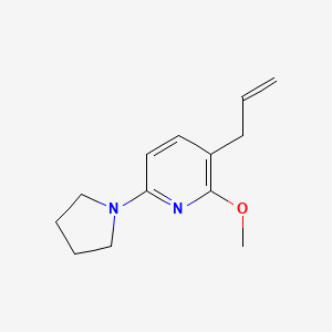 3-Allyl-2-methoxy-6-(pyrrolidin-1-yl)pyridine