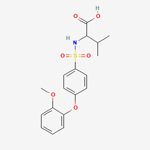 N-([4-(2-Methoxyphenoxy)phenyl]sulfonyl)valine
