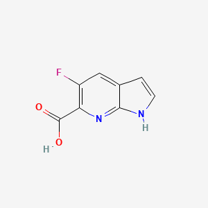 5-Fluoro-1H-pyrrolo[2,3-b]pyridine-6-carboxylic acid