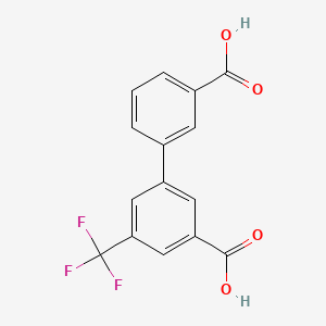 3-(3-Carboxyphenyl)-5-(trifluoromethyl)benzoic acid