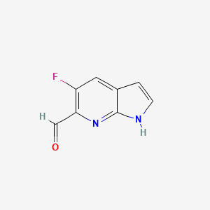 5-Fluoro-1H-pyrrolo[2,3-b]pyridine-6-carbaldehyde