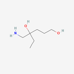 4-(Aminomethyl)hexane-1,4-diol