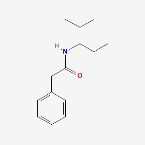 molecular formula C15H23NO B5815142 N-(2,4-dimethylpentan-3-yl)-2-phenylacetamide 