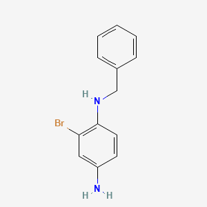 1-N-benzyl-2-bromobenzene-1,4-diamine