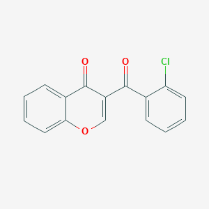 molecular formula C16H9ClO3 B5815172 3-(2-Chlorobenzoyl)chromen-4-one 
