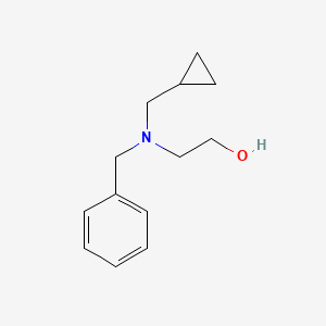 molecular formula C13H19NO B581519 2-[Benzyl(cyclopropylmethyl)amino]ethanol CAS No. 1249321-20-7