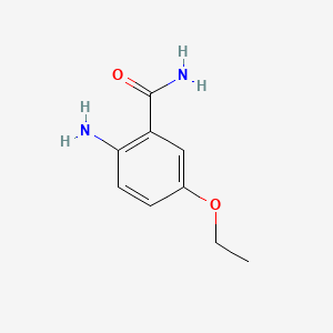 molecular formula C9H12N2O2 B581522 2-Amino-5-ethoxybenzamide CAS No. 1250898-29-3