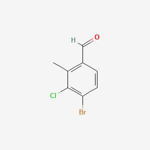 4-Bromo-3-chloro-2-methylbenzaldehyde
