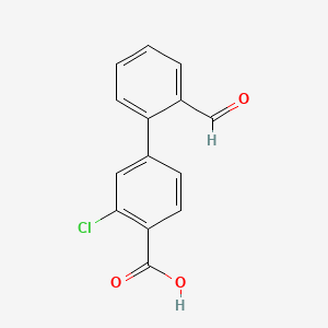 2-Chloro-4-(2-formylphenyl)benzoic acid