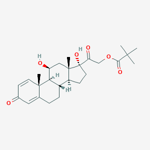 molecular formula C26H36O6 B058157 Prednisolone pivalate CAS No. 1107-99-9