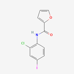 molecular formula C11H7ClINO2 B5815784 N-(2-chloro-4-iodophenyl)furan-2-carboxamide 