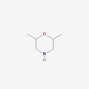 molecular formula C6H13NO B058159 2,6-Dimethylmorpholine CAS No. 141-91-3