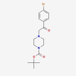 tert-Butyl 4-(2-(4-bromophenyl)-2-oxoethyl)piperazine-1-carboxylate