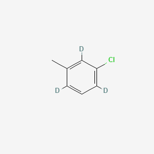 molecular formula C7H7Cl B581593 3-Chlorotoluene-2,4,6-d3 CAS No. 1219803-79-8