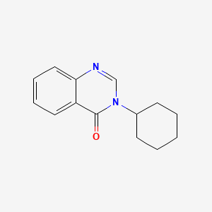 molecular formula C14H16N2O B5815949 3-cyclohexyl-4(3H)-quinazolinone 