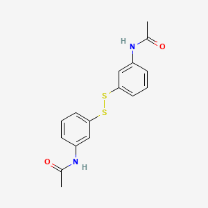 molecular formula C16H16N2O2S2 B5815989 N,N'-(dithiodi-3,1-phenylene)diacetamide CAS No. 23905-47-7