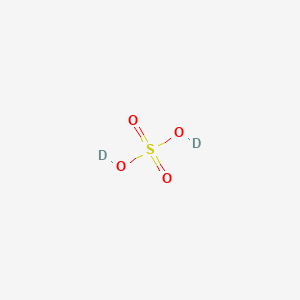 molecular formula H2O4S B058160 Sulfuric acid-d2 CAS No. 13813-19-9