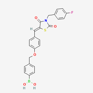 molecular formula C24H19BFNO5S B581603 (E/Z)-HA155 CAS No. 1312201-00-5
