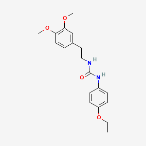 molecular formula C19H24N2O4 B5816051 1-[2-(3,4-Dimethoxyphenyl)ethyl]-3-(4-ethoxyphenyl)urea 