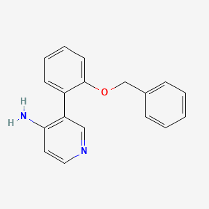 3-(2-(Benzyloxy)phenyl)pyridin-4-amine