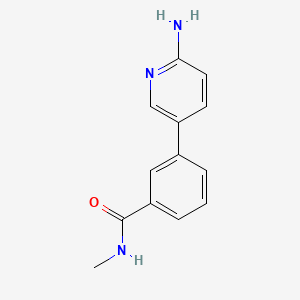 3-(6-Aminopyridin-3-yl)-N-methylbenzamide