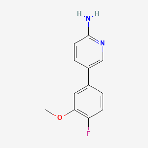 5-(4-Fluoro-3-methoxyphenyl)pyridin-2-amine