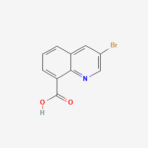 molecular formula C10H6BrNO2 B581624 3-Bromoquinoline-8-carboxylic acid CAS No. 1315366-78-9
