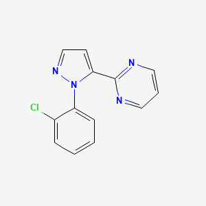 2-(1-(2-chlorophenyl)-1H-pyrazol-5-yl)pyrimidine