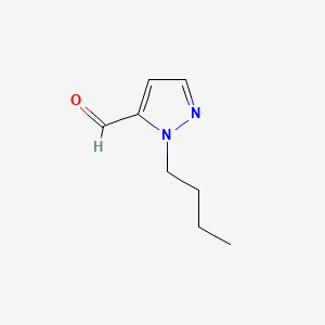 molecular formula C8H12N2O B581654 2-丁基吡唑-3-甲醛 CAS No. 1345472-13-0