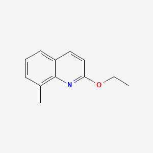 molecular formula C12H13NO B581661 2-Ethoxy-8-methylquinoline CAS No. 1221793-63-0
