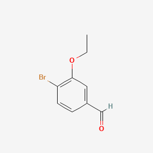 molecular formula C9H9BrO2 B581662 4-溴-3-乙氧基苯甲醛 CAS No. 1353962-25-0