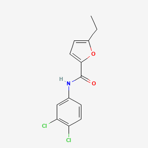 molecular formula C13H11Cl2NO2 B5816681 N-(3,4-dichlorophenyl)-5-ethylfuran-2-carboxamide 