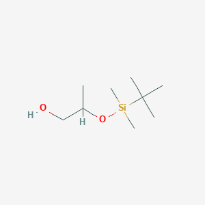 molecular formula C9H22O2Si B058167 2-([tert-Butyl(dimethyl)silyl]oxy)propan-1-ol CAS No. 142072-07-9