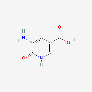 molecular formula C6H6N2O3 B581671 5-Amino-6-hydroxypyridine-3-carboxylic acid CAS No. 1367986-63-7