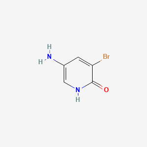 molecular formula C5H5BrN2O B581672 5-氨基-3-溴吡啶-2-醇 CAS No. 1368775-30-7