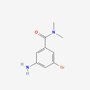 3-Amino-5-bromo-N,N-dimethylbenzamide