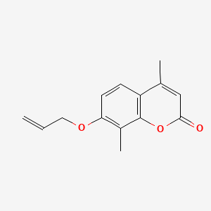 molecular formula C14H14O3 B5816833 7-Allyloxy-4,8-dimethylcoumarin CAS No. 3993-43-9