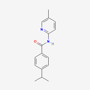 molecular formula C16H18N2O B5816867 N-(5-methylpyridin-2-yl)-4-(propan-2-yl)benzamide CAS No. 560078-06-0