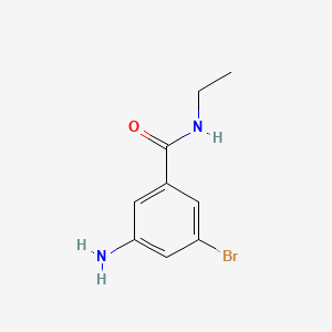 3-Amino-5-bromo-N-ethylbenzamide
