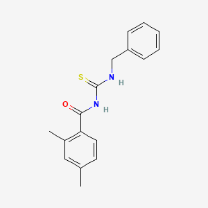 molecular formula C17H18N2OS B5817178 N-(benzylcarbamothioyl)-2,4-dimethylbenzamide 