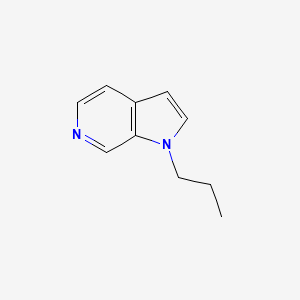 molecular formula C10H12N2 B581719 1-propyl-1H-pyrrolo[2,3-c]pyridine CAS No. 1225586-53-7